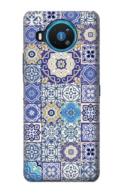 S3537 モロッコのモザイクパターン Moroccan Mosaic Pattern Nokia 8.3 5G バックケース、フリップケース・カバー