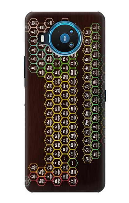 S3544 ネオンハニカム周期表 Neon Honeycomb Periodic Table Nokia 8.3 5G バックケース、フリップケース・カバー