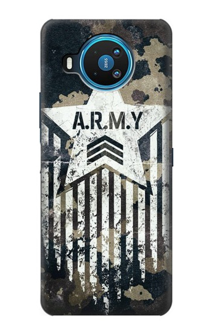 S3666 陸軍迷彩迷彩 Army Camo Camouflage Nokia 8.3 5G バックケース、フリップケース・カバー