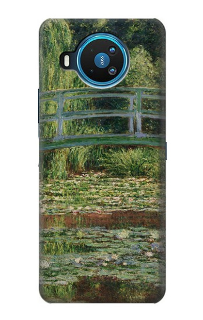 S3674 クロードモネ歩道橋とスイレンプール Claude Monet Footbridge and Water Lily Pool Nokia 8.3 5G バックケース、フリップケース・カバー