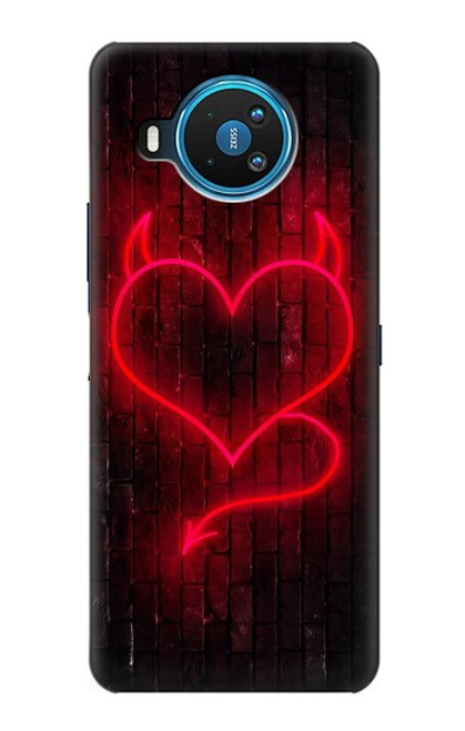 S3682 デビルハート Devil Heart Nokia 8.3 5G バックケース、フリップケース・カバー