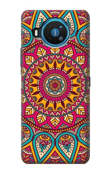 S3694 ヒッピーアートパターン Hippie Art Pattern Nokia 8.3 5G バックケース、フリップケース・カバー