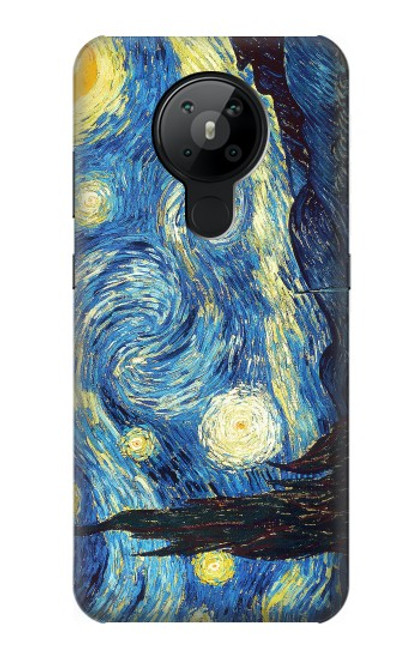 S0213 フィンセント・ファン・ゴッホ 星月夜 Van Gogh Starry Nights Nokia 5.3 バックケース、フリップケース・カバー