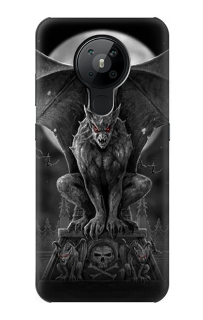 S0850 ガーゴイル悪魔 Gargoyle Devil Demon Nokia 5.3 バックケース、フリップケース・カバー
