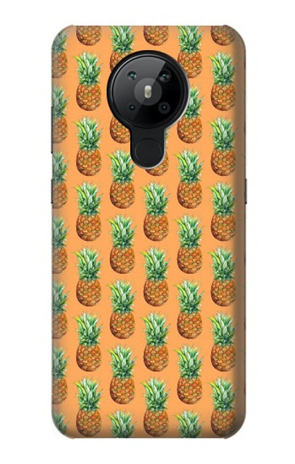 S3258 パイナップル柄 Pineapple Pattern Nokia 5.3 バックケース、フリップケース・カバー