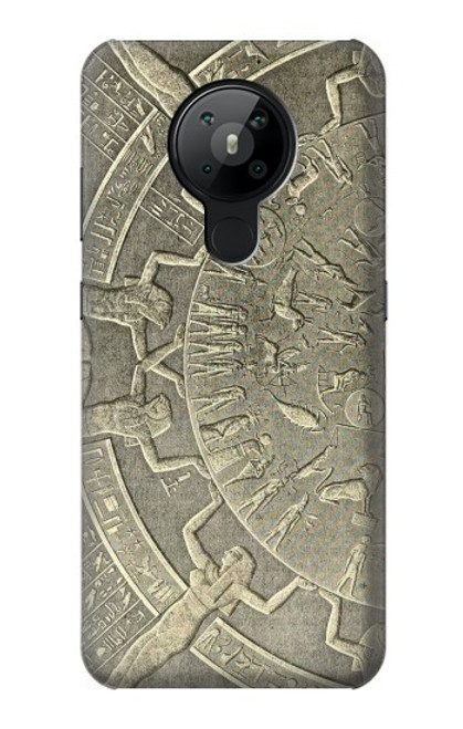 S3396 デンデラ星座古代エジプト Dendera Zodiac Ancient Egypt Nokia 5.3 バックケース、フリップケース・カバー