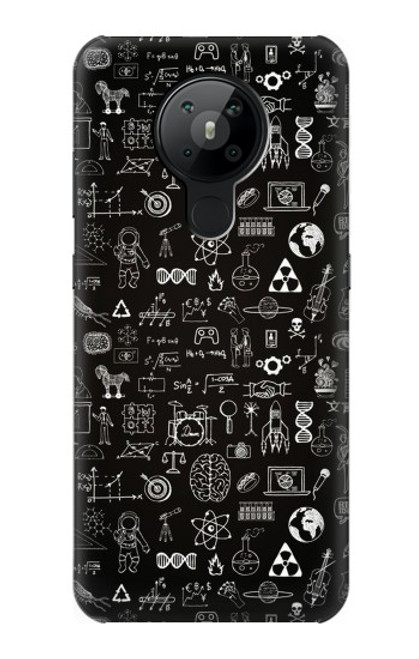 S3426 科学黒板 Blackboard Science Nokia 5.3 バックケース、フリップケース・カバー