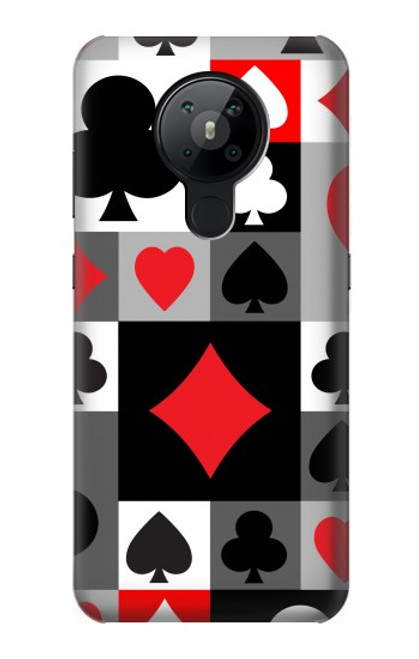 S3463 ポーカーカード Poker Card Suit Nokia 5.3 バックケース、フリップケース・カバー