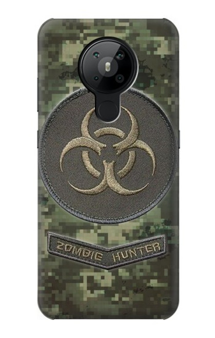 S3468 バイオハザードゾンビハンターグラフィック Biohazard Zombie Hunter Graphic Nokia 5.3 バックケース、フリップケース・カバー