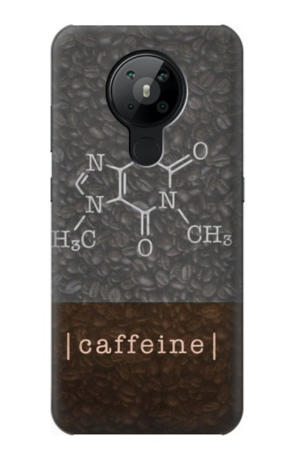 S3475 カフェイン分子 Caffeine Molecular Nokia 5.3 バックケース、フリップケース・カバー