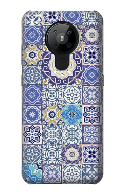 S3537 モロッコのモザイクパターン Moroccan Mosaic Pattern Nokia 5.3 バックケース、フリップケース・カバー