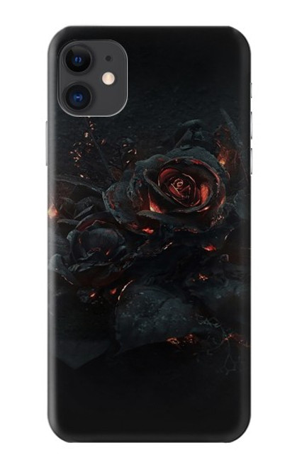 S3672 バーンドローズ Burned Rose iPhone 11 バックケース、フリップケース・カバー