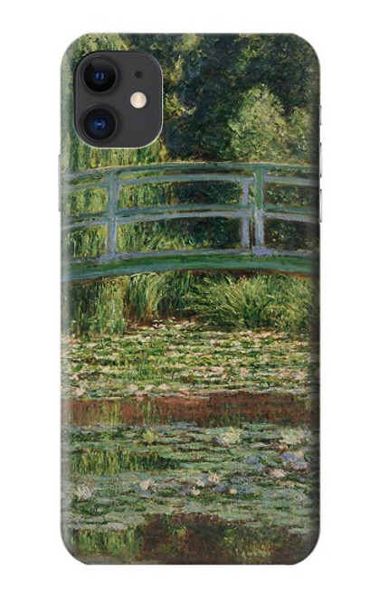 S3674 クロードモネ歩道橋とスイレンプール Claude Monet Footbridge and Water Lily Pool iPhone 11 バックケース、フリップケース・カバー