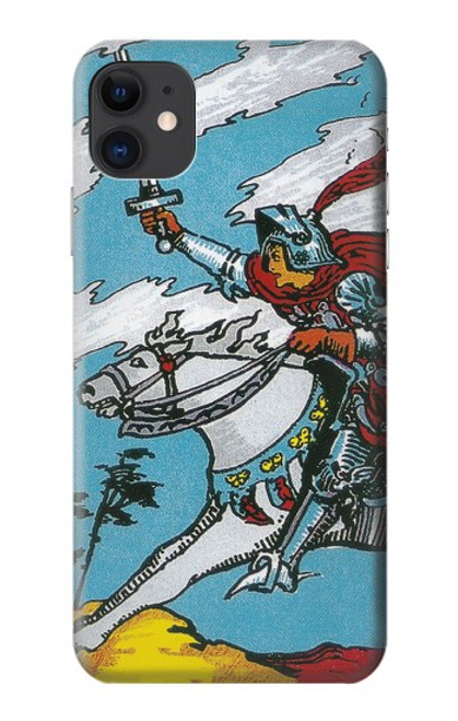 S3731 タロットカード剣の騎士 Tarot Card Knight of Swords iPhone 11 バックケース、フリップケース・カバー