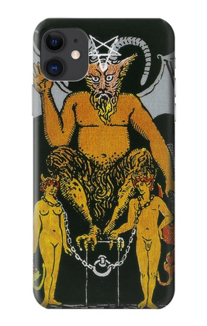 S3740 タロットカード悪魔 Tarot Card The Devil iPhone 11 バックケース、フリップケース・カバー