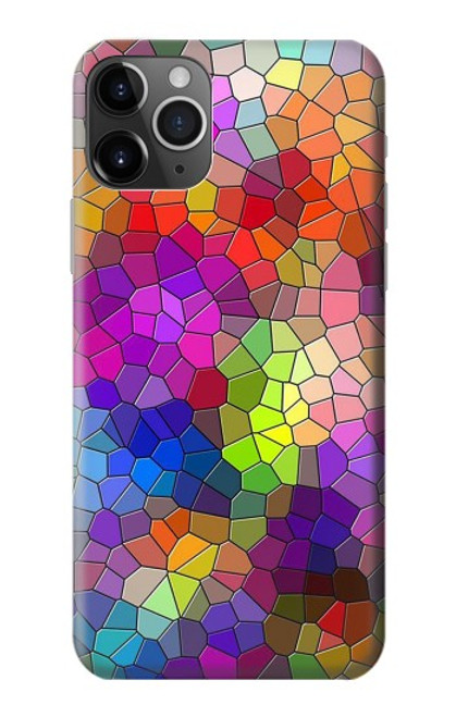S3677 カラフルなレンガのモザイク Colorful Brick Mosaics iPhone 11 Pro Max バックケース、フリップケース・カバー