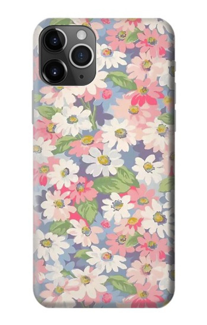 S3688 花の花のアートパターン Floral Flower Art Pattern iPhone 11 Pro Max バックケース、フリップケース・カバー