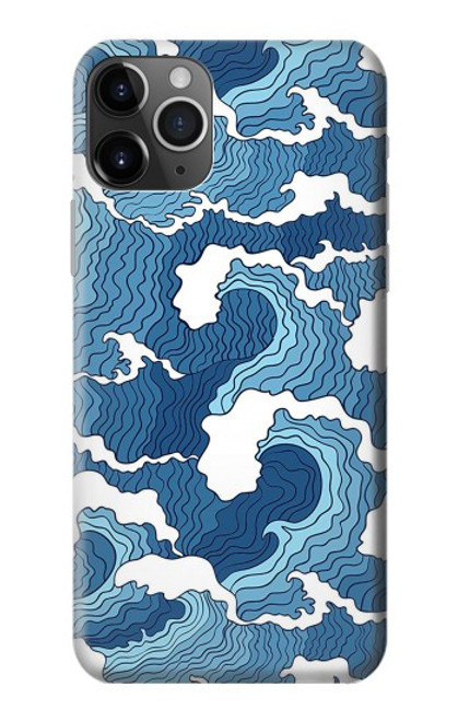 S3751 波のパターン Wave Pattern iPhone 11 Pro Max バックケース、フリップケース・カバー