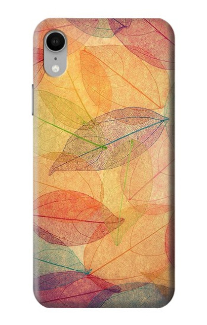 S3686 秋シーズン葉秋 Fall Season Leaf Autumn iPhone XR バックケース、フリップケース・カバー