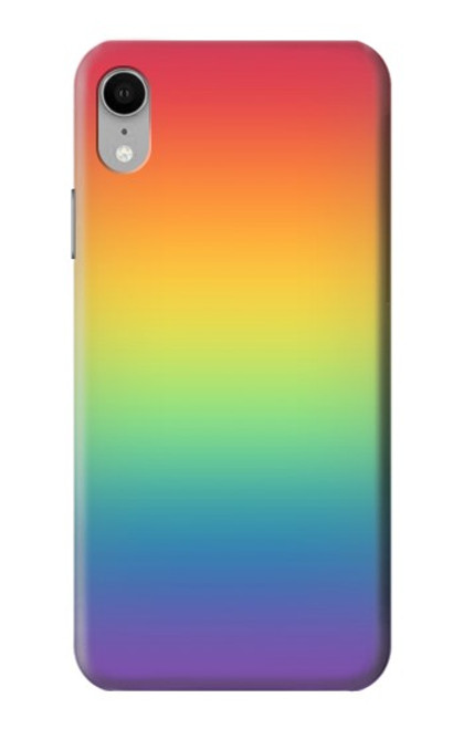 S3698 LGBTグラデーションプライドフラグ LGBT Gradient Pride Flag iPhone XR バックケース、フリップケース・カバー