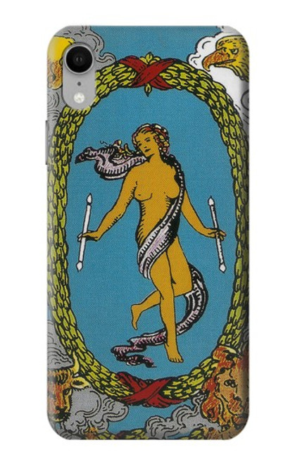 S3746 タロットカード世界 Tarot Card The World iPhone XR バックケース、フリップケース・カバー