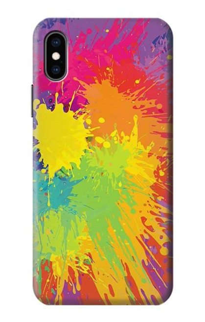 S3675 カラースプラッシュ Color Splash iPhone X, iPhone XS バックケース、フリップケース・カバー