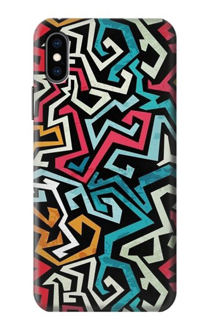 S3712 ポップアートパターン Pop Art Pattern iPhone X, iPhone XS バックケース、フリップケース・カバー