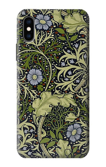 S3792 ウィリアムモリス William Morris iPhone X, iPhone XS バックケース、フリップケース・カバー