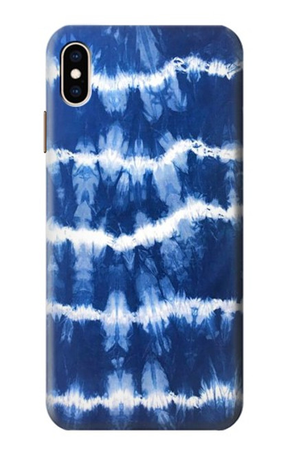 S3671 ブルータイダイ Blue Tie Dye iPhone XS Max バックケース、フリップケース・カバー