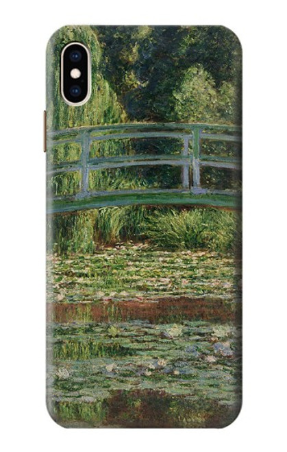 S3674 クロードモネ歩道橋とスイレンプール Claude Monet Footbridge and Water Lily Pool iPhone XS Max バックケース、フリップケース・カバー