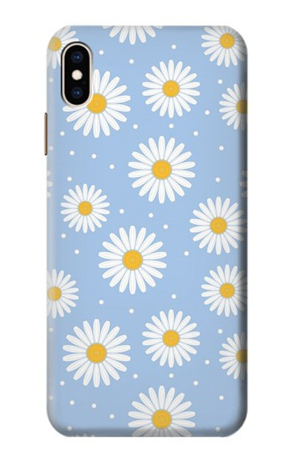 S3681 デイジーの花のパターン Daisy Flowers Pattern iPhone XS Max バックケース、フリップケース・カバー