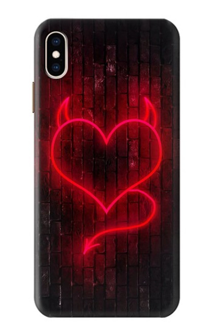 S3682 デビルハート Devil Heart iPhone XS Max バックケース、フリップケース・カバー