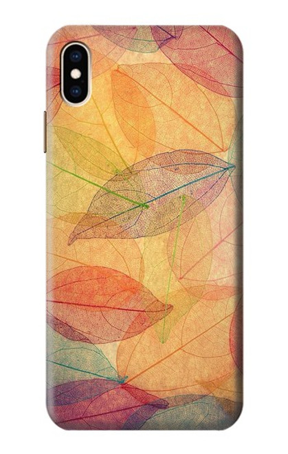 S3686 秋シーズン葉秋 Fall Season Leaf Autumn iPhone XS Max バックケース、フリップケース・カバー