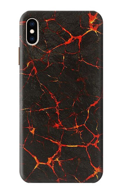 S3696 溶岩マグマ Lava Magma iPhone XS Max バックケース、フリップケース・カバー
