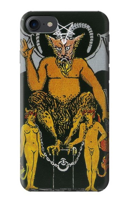 S3740 タロットカード悪魔 Tarot Card The Devil iPhone 7, iPhone 8, iPhone SE (2020) (2022) バックケース、フリップケース・カバー