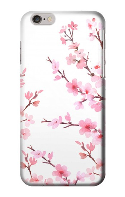 S3707 ピンクの桜の春の花 Pink Cherry Blossom Spring Flower iPhone 6 6S バックケース、フリップケース・カバー