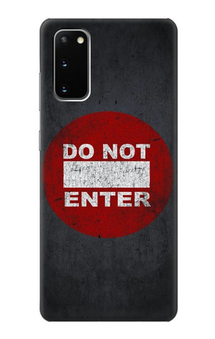S3683 立入禁止 Do Not Enter Samsung Galaxy S20 バックケース、フリップケース・カバー