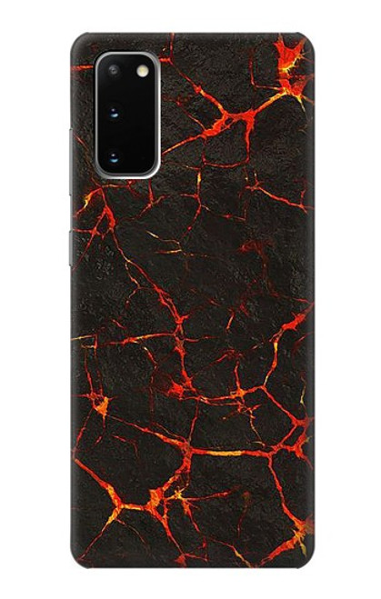 S3696 溶岩マグマ Lava Magma Samsung Galaxy S20 バックケース、フリップケース・カバー