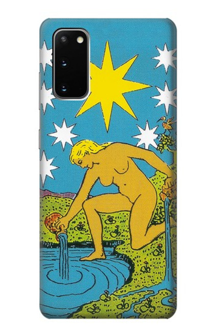 S3744 タロットカードスター Tarot Card The Star Samsung Galaxy S20 バックケース、フリップケース・カバー