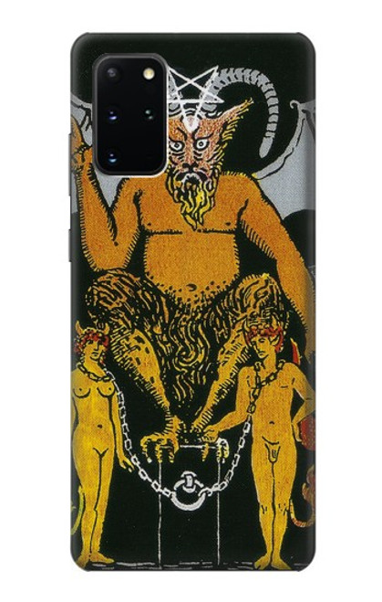 S3740 タロットカード悪魔 Tarot Card The Devil Samsung Galaxy S20 Plus, Galaxy S20+ バックケース、フリップケース・カバー