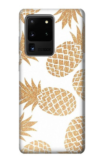 S3718 シームレスパイナップル Seamless Pineapple Samsung Galaxy S20 Ultra バックケース、フリップケース・カバー