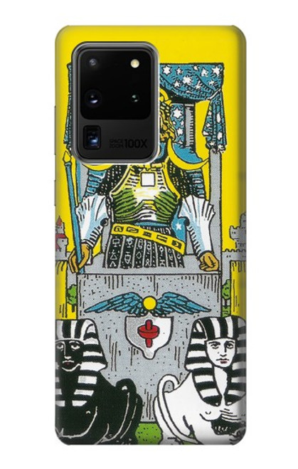 S3739 タロットカード戦車 Tarot Card The Chariot Samsung Galaxy S20 Ultra バックケース、フリップケース・カバー