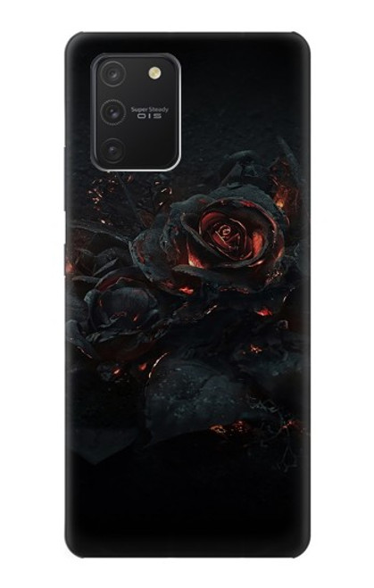 S3672 バーンドローズ Burned Rose Samsung Galaxy S10 Lite バックケース、フリップケース・カバー