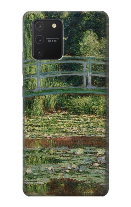 S3674 クロードモネ歩道橋とスイレンプール Claude Monet Footbridge and Water Lily Pool Samsung Galaxy S10 Lite バックケース、フリップケース・カバー