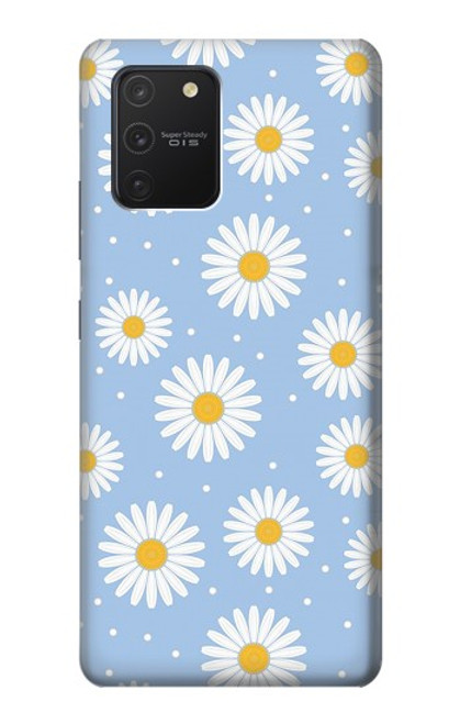 S3681 デイジーの花のパターン Daisy Flowers Pattern Samsung Galaxy S10 Lite バックケース、フリップケース・カバー