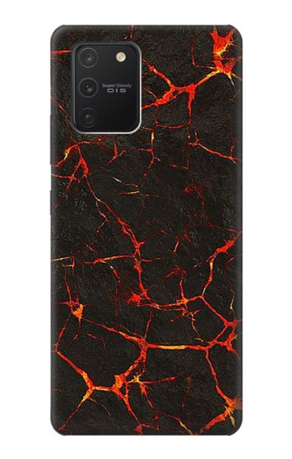 S3696 溶岩マグマ Lava Magma Samsung Galaxy S10 Lite バックケース、フリップケース・カバー