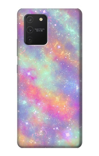 S3706 パステルレインボーギャラクシーピンクスカイ Pastel Rainbow Galaxy Pink Sky Samsung Galaxy S10 Lite バックケース、フリップケース・カバー