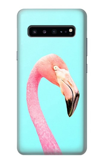 S3708 ピンクのフラミンゴ Pink Flamingo Samsung Galaxy S10 5G バックケース、フリップケース・カバー