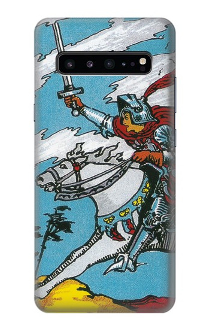 S3731 タロットカード剣の騎士 Tarot Card Knight of Swords Samsung Galaxy S10 5G バックケース、フリップケース・カバー