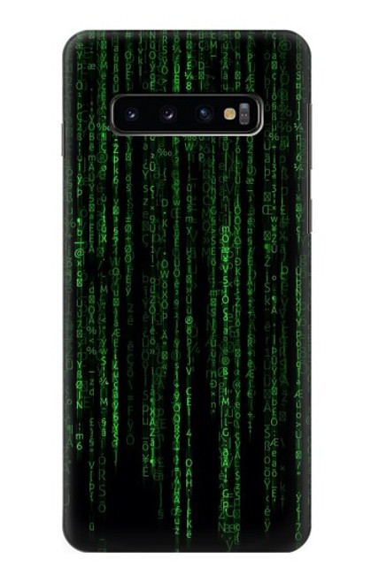 S3668 バイナリコード Binary Code Samsung Galaxy S10 バックケース、フリップケース・カバー